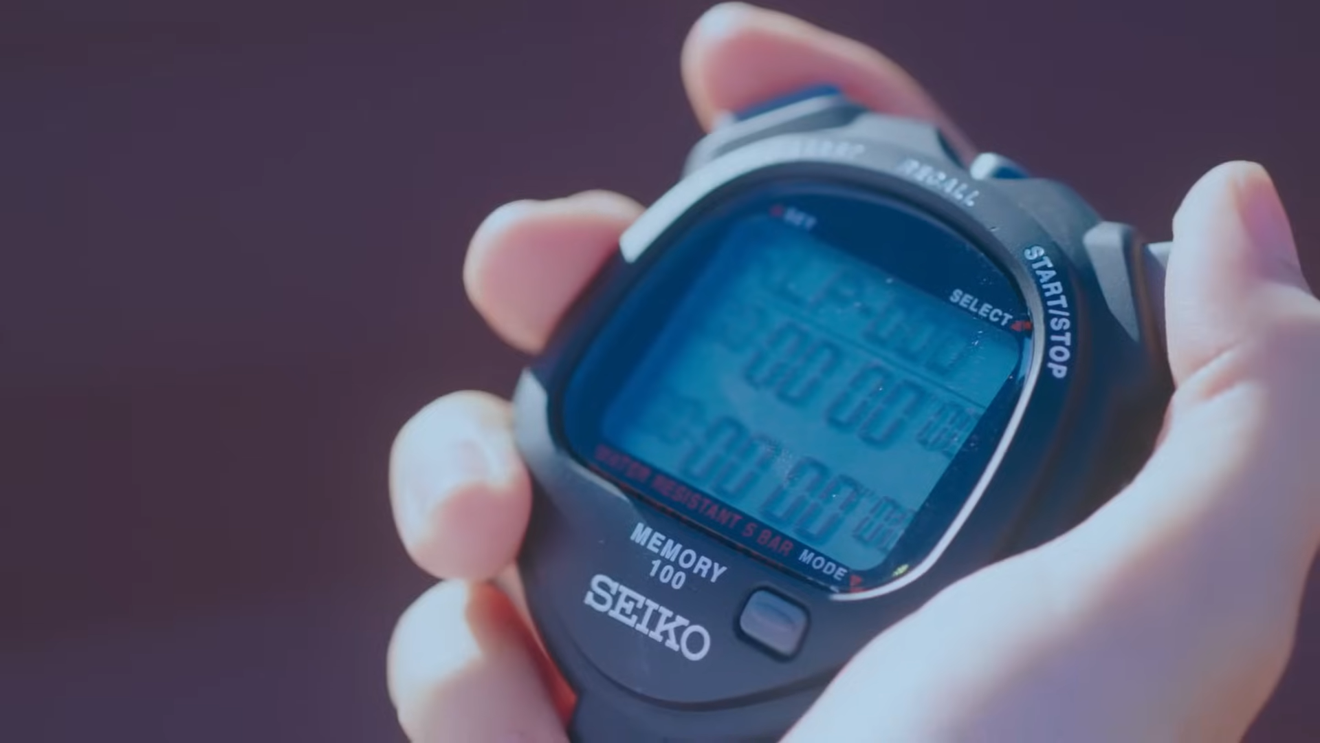 A stopwatch.